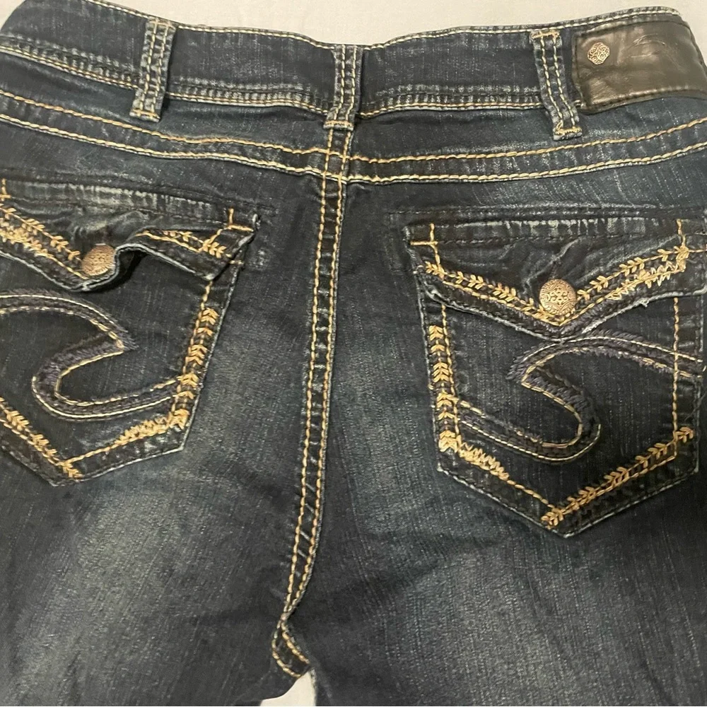 Silver Y2K bootcut - Picture 2 of 5